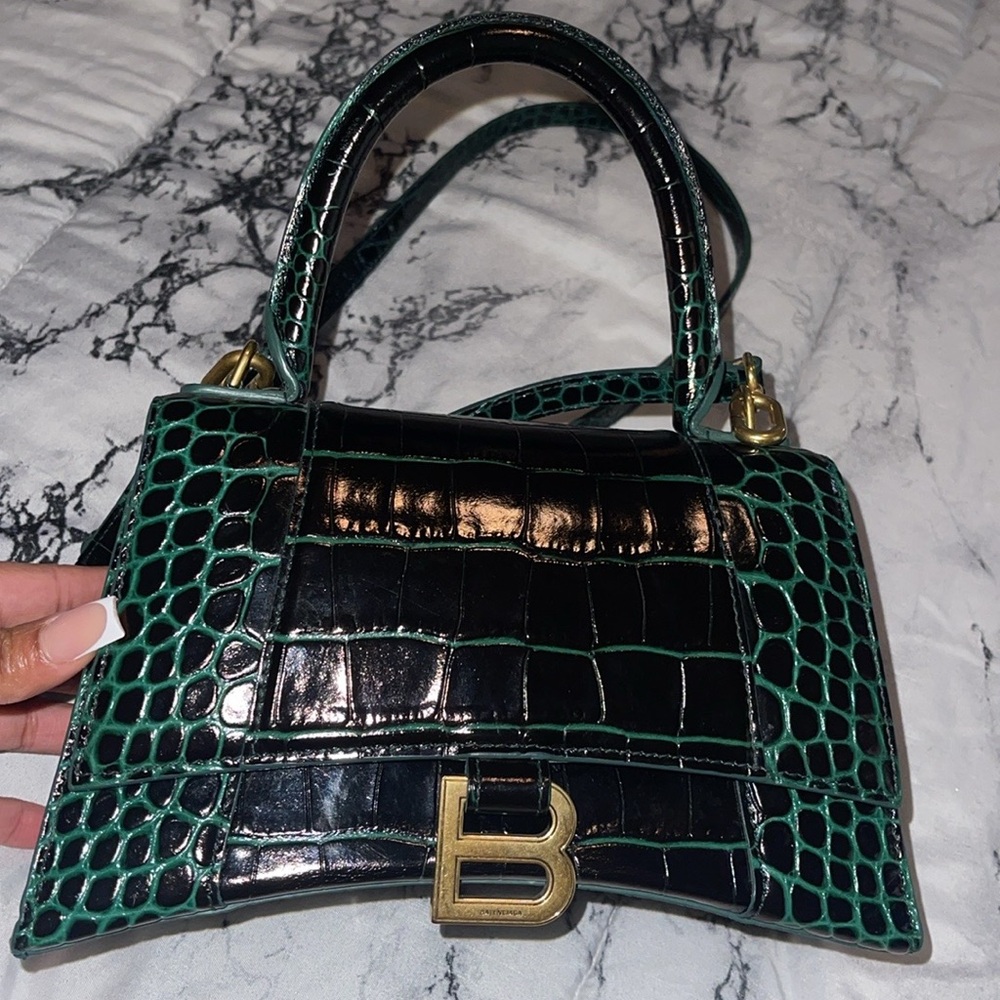 BALENCIAGA small Hourglass Top Handle Bag - Picture 2 of 6